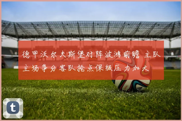 德甲沃尔夫斯堡对阵波鸿前瞻 主队主场争分客队抢点保级压力加大